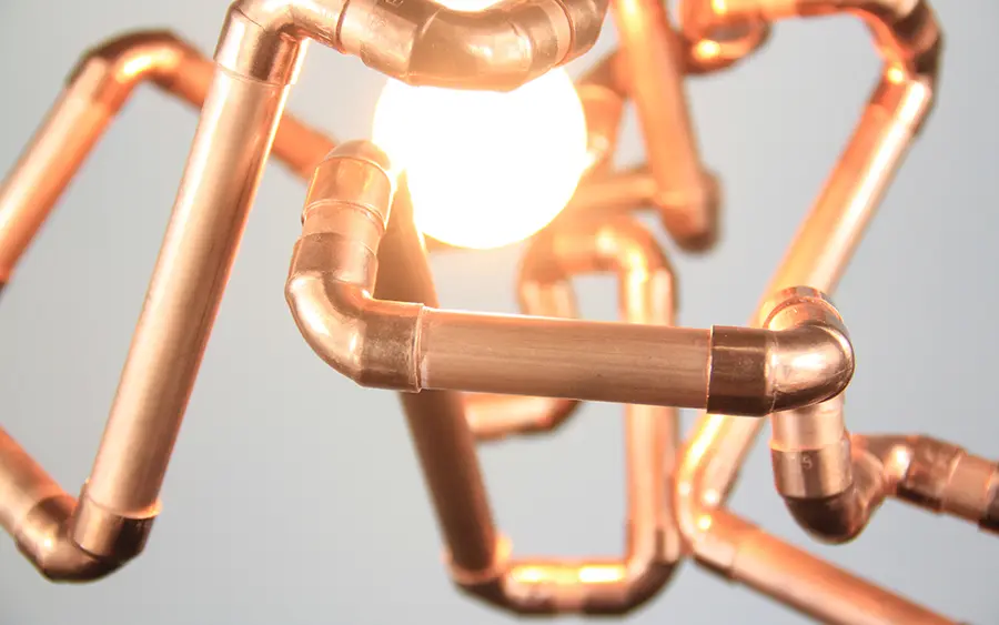 Copper Shade — lamp detail (lighting) (1 of 2)