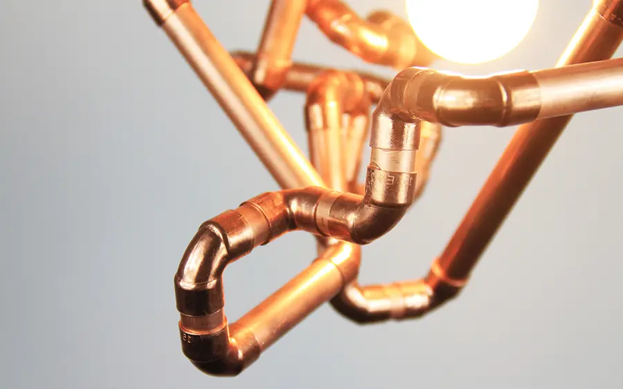 Copper Shade — lamp detail (lighting) (2 of 2)