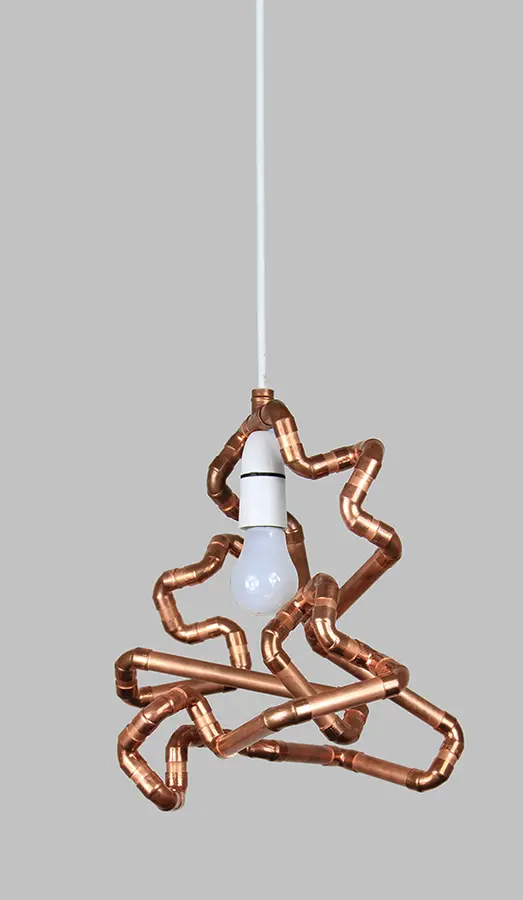 Copper Shade — lamp long (lighting)