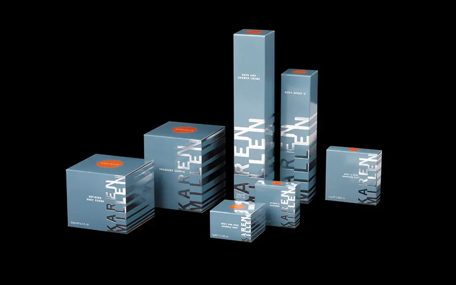 Karen Millen fragrance packaging