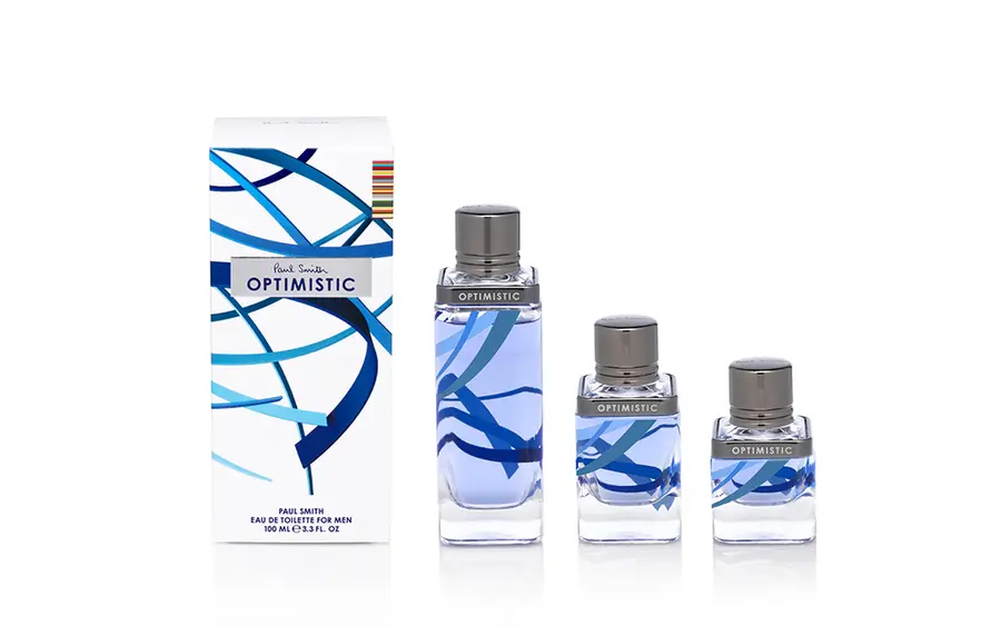 Paul Smith — Optimistic men (fragrance and packaging)