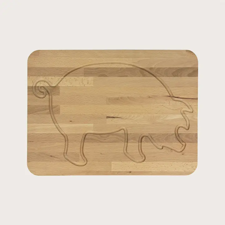 Pig Board — chopping top view (product)