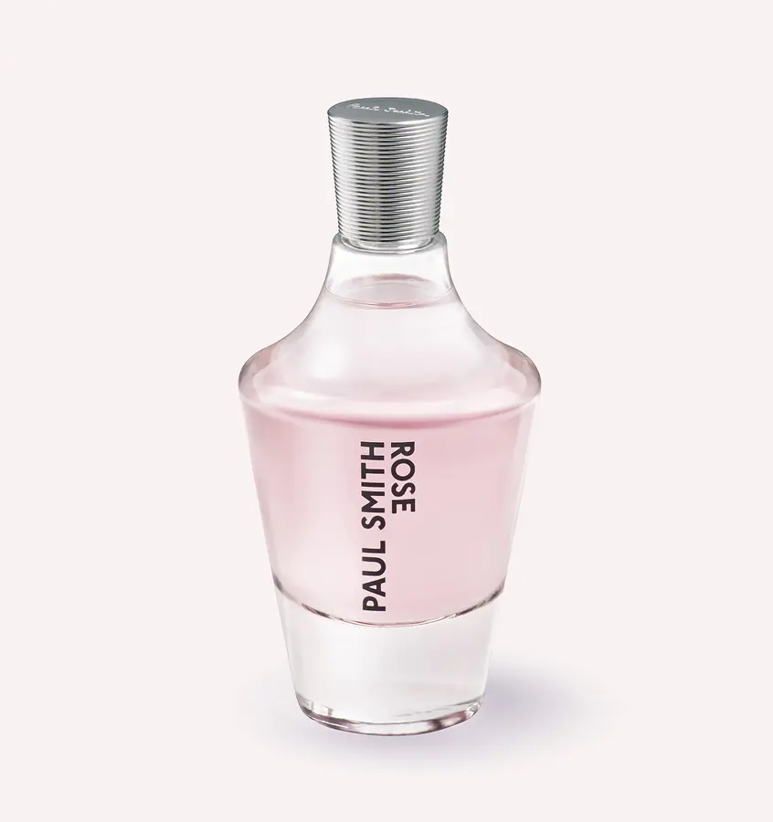 Paul Smith Rose fragrance bottle and packaging