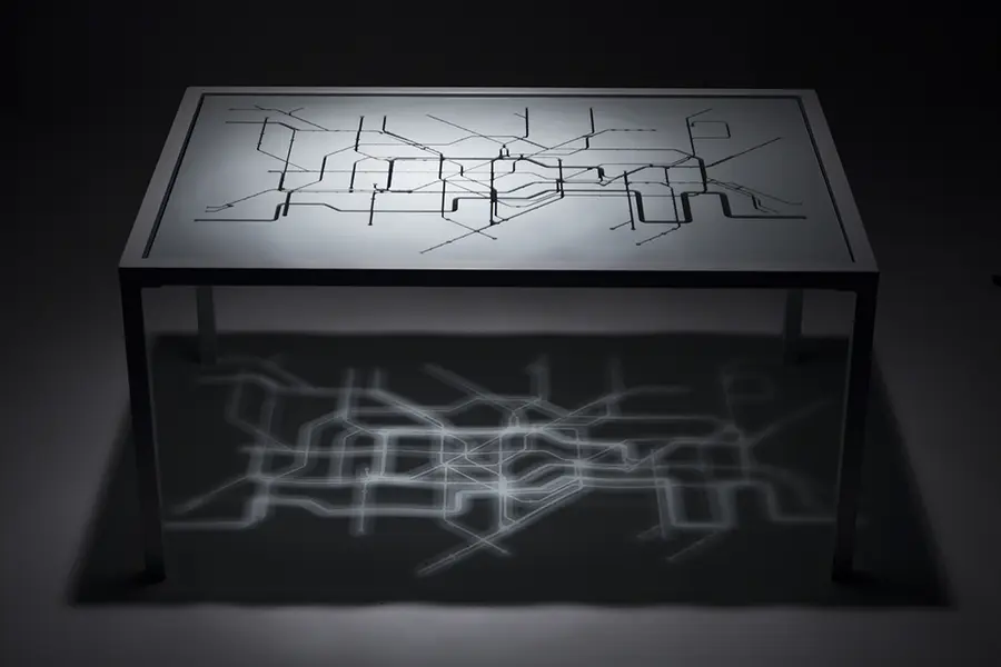 Tube Table — furniture by StudioHammond